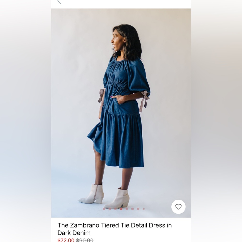 Denim dress